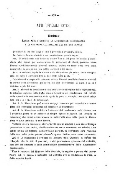 Rivista di discipline carcerarie in relazione con l'antropologia, col diritto penale, con la statistica