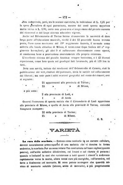 Rivista di discipline carcerarie in relazione con l'antropologia, col diritto penale, con la statistica