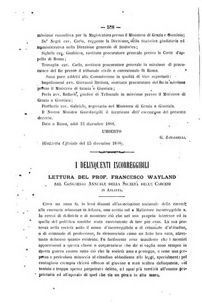 Rivista di discipline carcerarie in relazione con l'antropologia, col diritto penale, con la statistica