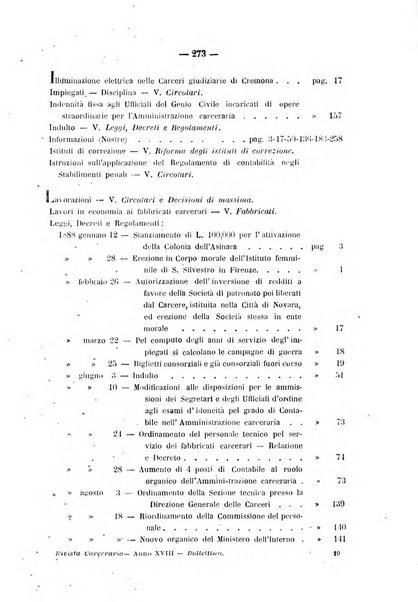 Rivista di discipline carcerarie in relazione con l'antropologia, col diritto penale, con la statistica