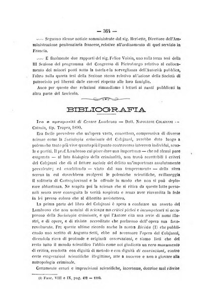 Rivista di discipline carcerarie in relazione con l'antropologia, col diritto penale, con la statistica