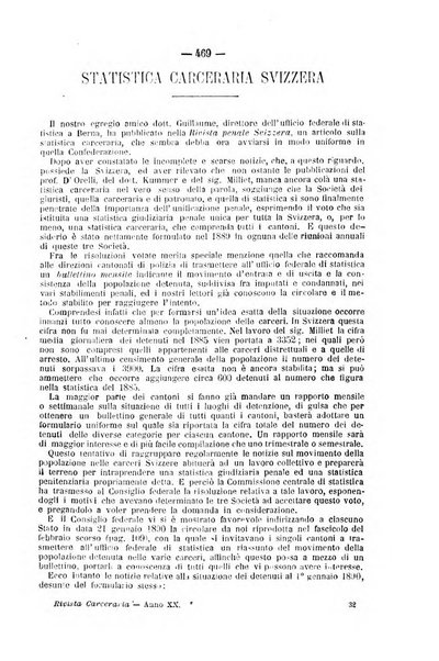 Rivista di discipline carcerarie in relazione con l'antropologia, col diritto penale, con la statistica