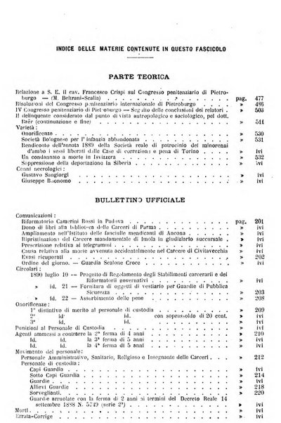 Rivista di discipline carcerarie in relazione con l'antropologia, col diritto penale, con la statistica