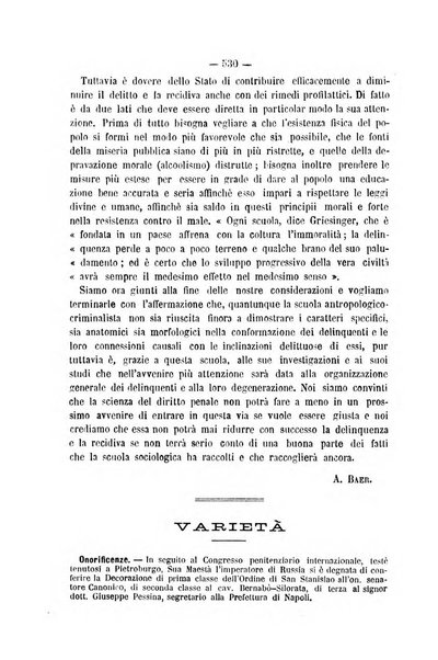 Rivista di discipline carcerarie in relazione con l'antropologia, col diritto penale, con la statistica