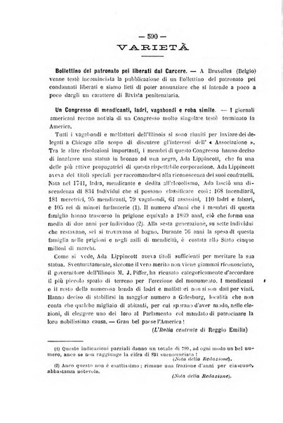 Rivista di discipline carcerarie in relazione con l'antropologia, col diritto penale, con la statistica