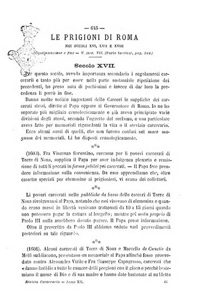 Rivista di discipline carcerarie in relazione con l'antropologia, col diritto penale, con la statistica