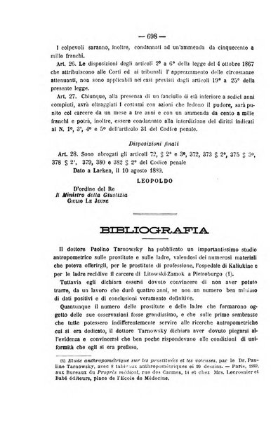 Rivista di discipline carcerarie in relazione con l'antropologia, col diritto penale, con la statistica