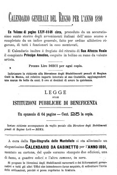 Rivista di discipline carcerarie in relazione con l'antropologia, col diritto penale, con la statistica