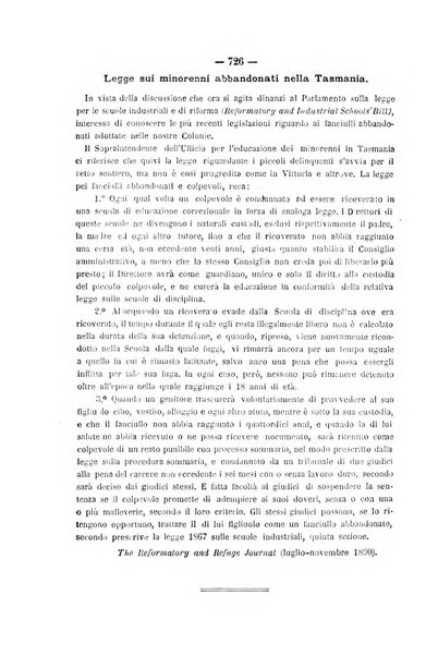 Rivista di discipline carcerarie in relazione con l'antropologia, col diritto penale, con la statistica