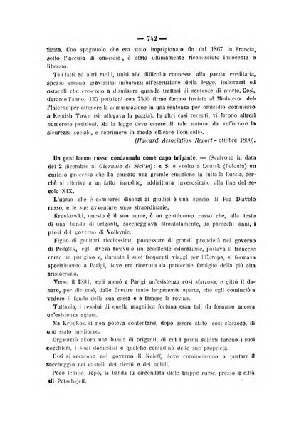 Rivista di discipline carcerarie in relazione con l'antropologia, col diritto penale, con la statistica