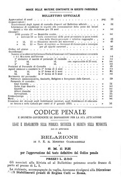 Rivista di discipline carcerarie in relazione con l'antropologia, col diritto penale, con la statistica