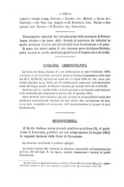 Rivista di discipline carcerarie in relazione con l'antropologia, col diritto penale, con la statistica