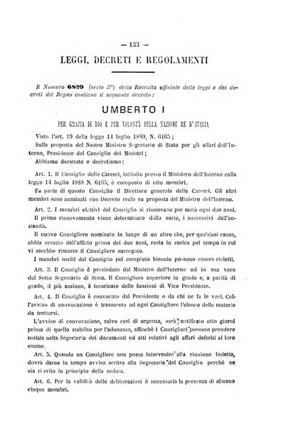 Rivista di discipline carcerarie in relazione con l'antropologia, col diritto penale, con la statistica