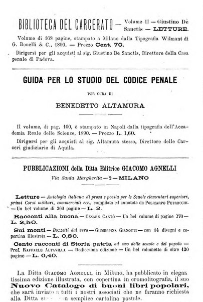 Rivista di discipline carcerarie in relazione con l'antropologia, col diritto penale, con la statistica