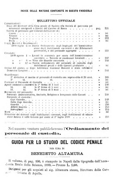 Rivista di discipline carcerarie in relazione con l'antropologia, col diritto penale, con la statistica