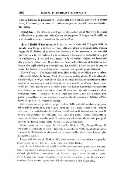 Rivista di discipline carcerarie in relazione con l'antropologia, col diritto penale, con la statistica