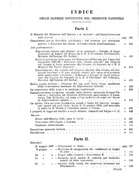 Rivista di discipline carcerarie in relazione con l'antropologia, col diritto penale, con la statistica