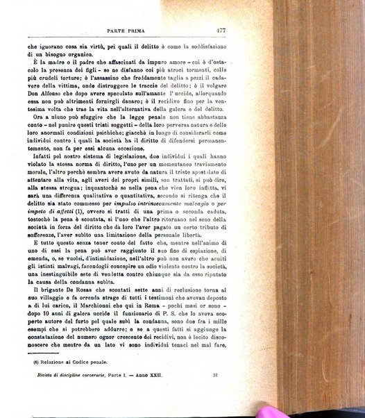 Rivista di discipline carcerarie in relazione con l'antropologia, col diritto penale, con la statistica