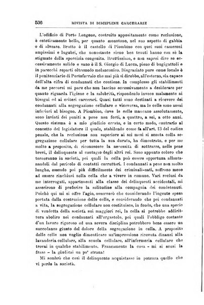 Rivista di discipline carcerarie in relazione con l'antropologia, col diritto penale, con la statistica