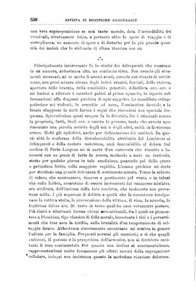 Rivista di discipline carcerarie in relazione con l'antropologia, col diritto penale, con la statistica