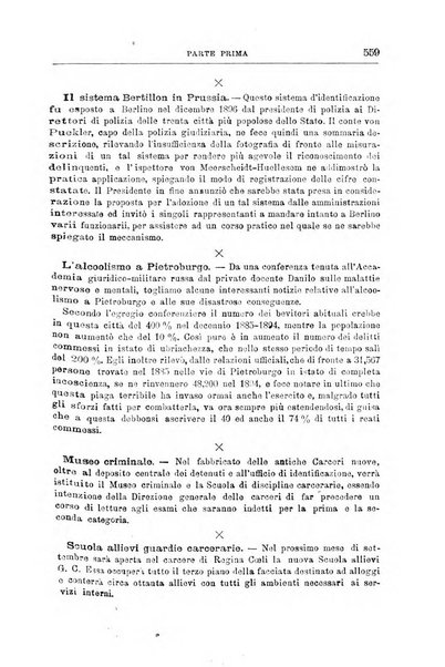 Rivista di discipline carcerarie in relazione con l'antropologia, col diritto penale, con la statistica