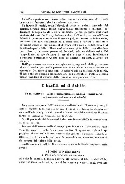 Rivista di discipline carcerarie in relazione con l'antropologia, col diritto penale, con la statistica