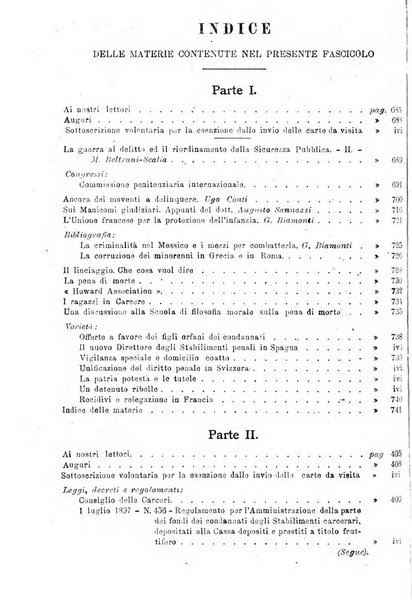 Rivista di discipline carcerarie in relazione con l'antropologia, col diritto penale, con la statistica