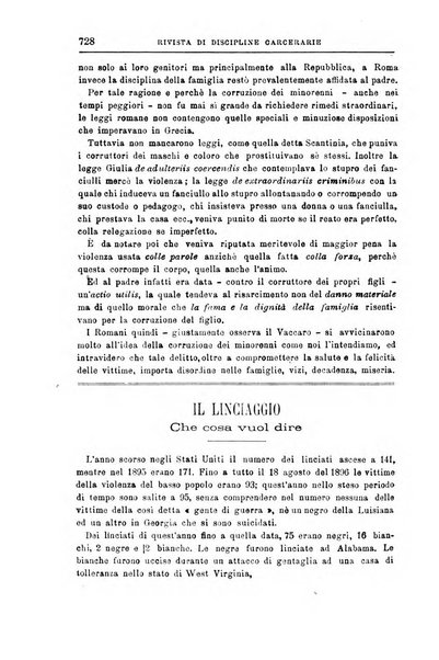 Rivista di discipline carcerarie in relazione con l'antropologia, col diritto penale, con la statistica