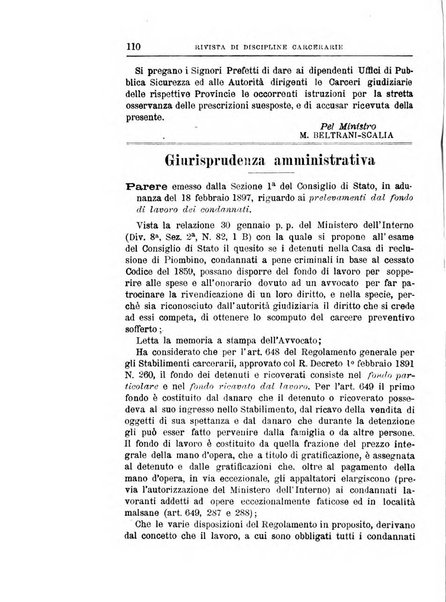 Rivista di discipline carcerarie in relazione con l'antropologia, col diritto penale, con la statistica