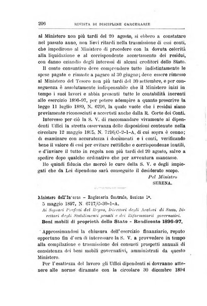 Rivista di discipline carcerarie in relazione con l'antropologia, col diritto penale, con la statistica