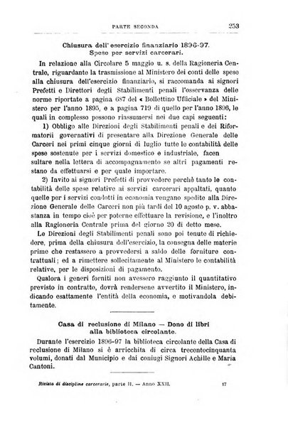 Rivista di discipline carcerarie in relazione con l'antropologia, col diritto penale, con la statistica