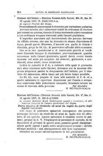 Rivista di discipline carcerarie in relazione con l'antropologia, col diritto penale, con la statistica