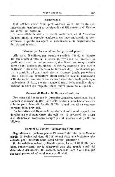 Rivista di discipline carcerarie in relazione con l'antropologia, col diritto penale, con la statistica