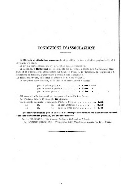 Rivista di discipline carcerarie in relazione con l'antropologia, col diritto penale, con la statistica