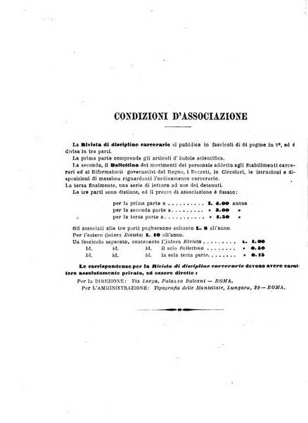 Rivista di discipline carcerarie in relazione con l'antropologia, col diritto penale, con la statistica