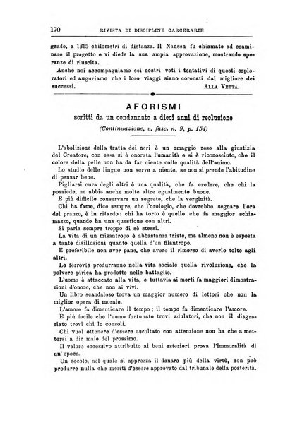 Rivista di discipline carcerarie in relazione con l'antropologia, col diritto penale, con la statistica