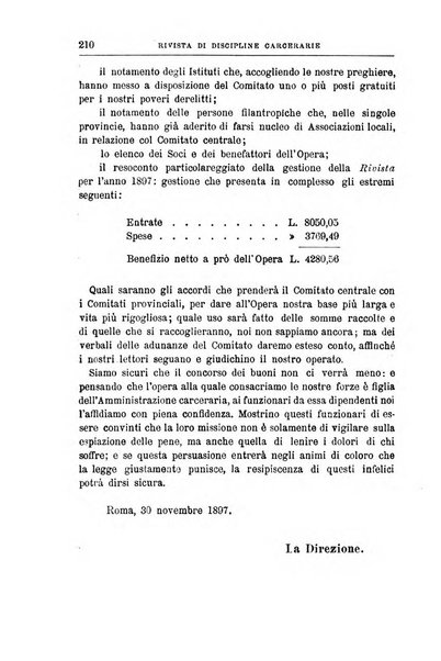 Rivista di discipline carcerarie in relazione con l'antropologia, col diritto penale, con la statistica