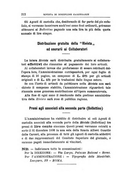 Rivista di discipline carcerarie in relazione con l'antropologia, col diritto penale, con la statistica