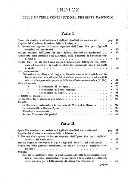 Rivista di discipline carcerarie in relazione con l'antropologia, col diritto penale, con la statistica