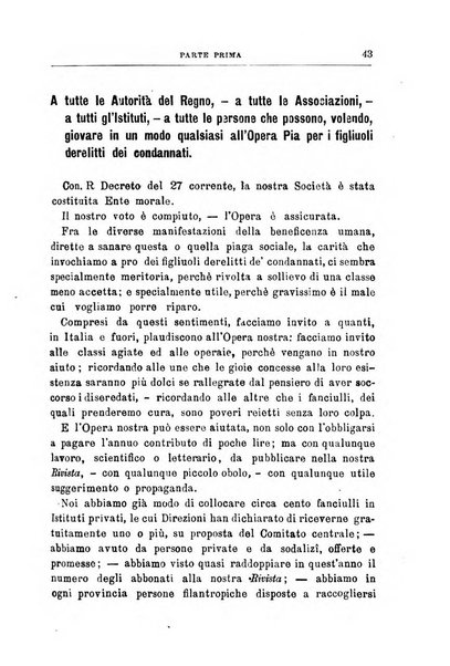 Rivista di discipline carcerarie in relazione con l'antropologia, col diritto penale, con la statistica