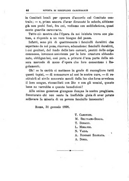 Rivista di discipline carcerarie in relazione con l'antropologia, col diritto penale, con la statistica