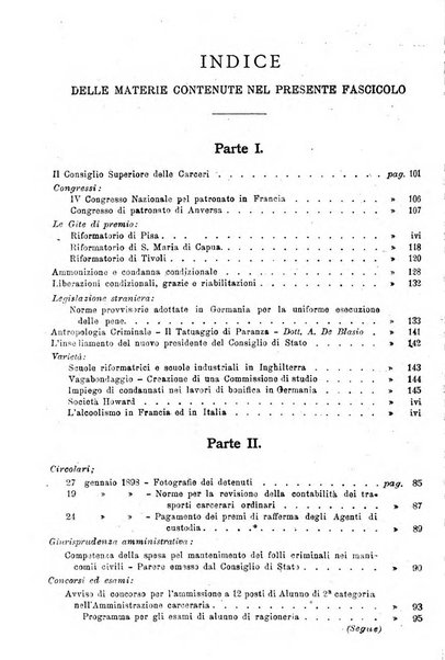 Rivista di discipline carcerarie in relazione con l'antropologia, col diritto penale, con la statistica