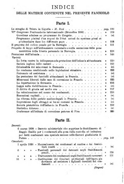 Rivista di discipline carcerarie in relazione con l'antropologia, col diritto penale, con la statistica