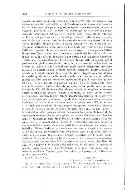 Rivista di discipline carcerarie in relazione con l'antropologia, col diritto penale, con la statistica