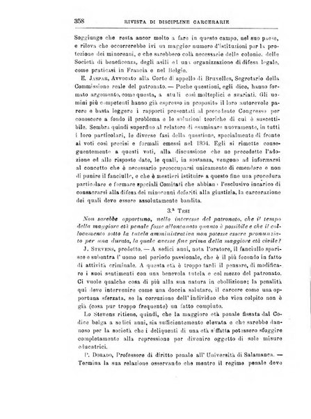 Rivista di discipline carcerarie in relazione con l'antropologia, col diritto penale, con la statistica