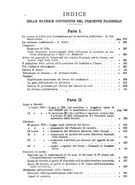 Rivista di discipline carcerarie in relazione con l'antropologia, col diritto penale, con la statistica