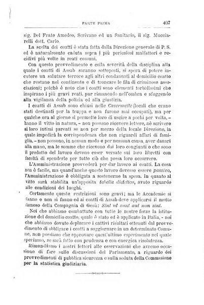 Rivista di discipline carcerarie in relazione con l'antropologia, col diritto penale, con la statistica