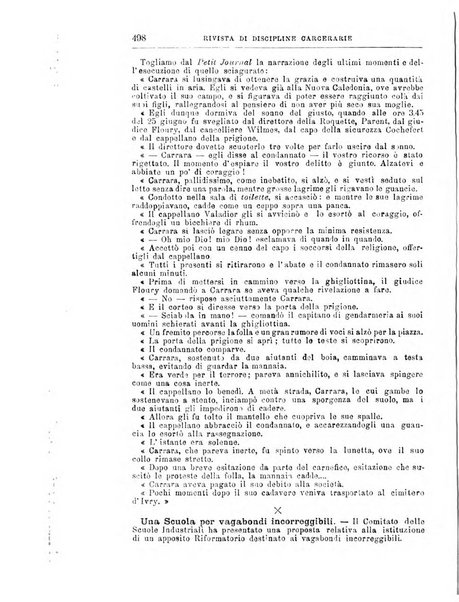 Rivista di discipline carcerarie in relazione con l'antropologia, col diritto penale, con la statistica