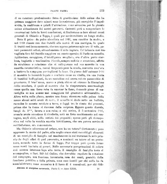 Rivista di discipline carcerarie in relazione con l'antropologia, col diritto penale, con la statistica