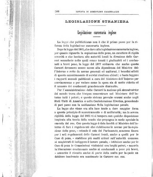 Rivista di discipline carcerarie in relazione con l'antropologia, col diritto penale, con la statistica